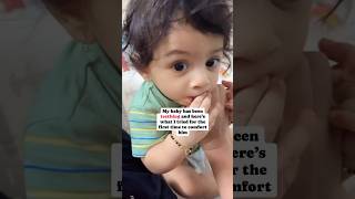 Teething hack for 6 months baby teething babyteething teethinghack babieshealth ytshortsindia [upl. by Adlin]