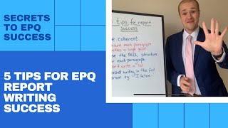 EPQ Secrets 5 Tips for Report Writing Success in Your Extended Project [upl. by Nonahs639]