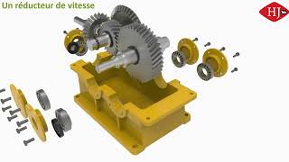 Réducteur de vitesse à engrenages [upl. by Rosinski]