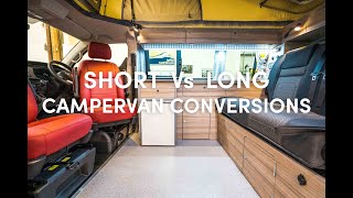 Long V Short Wheelbase Camper Tour  Comparing Two BRAND NEW VW T61 Campervan Conversions [upl. by Yecak722]