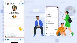 Facebook Messenger Group Chat How To Get Started [upl. by Modestia557]