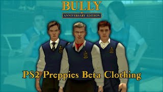 Bully AE PS2 Preppies Beta Clothing Mod Texture [upl. by Irwinn]