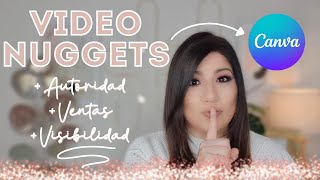 Cómo hacer un video NUGGETS para tu cuenta de INSTAGRAM en Canva [upl. by Damita]