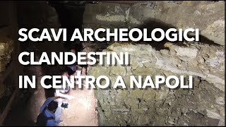 Carabinieri scoprono scavi archeologici clandestini in centro a Napoli [upl. by Tildy]