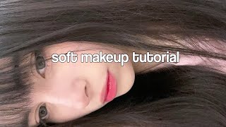 ⊹₊｡soft coquette makeup ˚₊⊹  tutorial para principiantes 📓 [upl. by Esemaj]