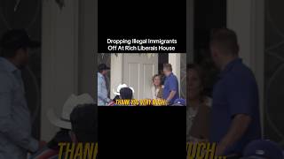 DROPPING ILLEGAL IMMIGRANTS OFF AT RICH LIBERALS HOUSE 🤬 [upl. by Talanta]