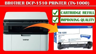 How To Refill Brother DCP 1510 Cartridge TN 1000  StepWise Full Detailed Video In Nepali [upl. by Tarr]