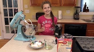 How to Bake Cupcakes  Cooking for Kids [upl. by Eitsrik]