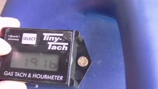 Tiny Tach and SenDec Hour Meter Comparison [upl. by Enelyad152]