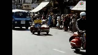 The Wagoners Vespa Club at Maidstone Carnival [upl. by Bray]