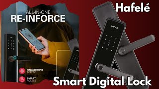 Hafelé Smart Digital Door Lock REInforce  Unboxing amp Review  क्या है डिजिटल स्मार्ट डोर लॉक [upl. by Auoh]