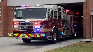 CCFR Engine 11 responds to vehicle accident firetruck paramedic [upl. by Eimoan628]