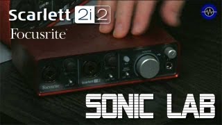 Focusrite Scarlett 2i2 96khz USB Audio Interface  Sonic LAB [upl. by Sidoon467]