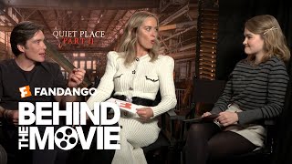 The Cast of A Quiet Place Part II Talks Moviegoing amp Apocalypse Survival  Fandango All Access [upl. by Eniahs]