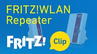 FRITZ Clip – Increasing the range of a wireless LAN with the FRITZWLAN Repeater [upl. by Gowrie445]