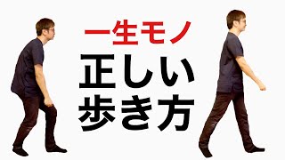 【正しい歩き方】誰でもすぐ出来る！肩こりも腰痛もこない歩き方！ [upl. by Flosi]