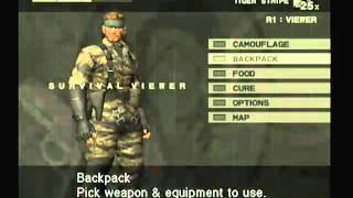 MGS3 Snake throwing upmpg [upl. by Anaehr]