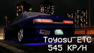 Toyosu ETC 545KPH  World Record  NIGHTRUNNERS™ PROLOGUE [upl. by Zemaj]