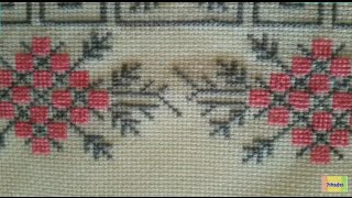 cross stitch beautiful design  dosuti design [upl. by Eirolam]