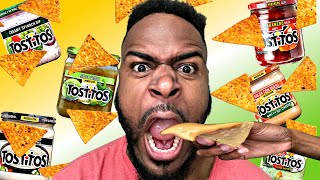 Ranking EVERY Tostito Dip QUESO Flavor Mukbang Taste Test 7 Dips [upl. by Eisenhart]