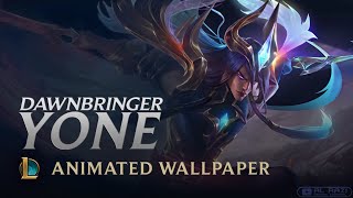 Dawnbringer Yone  Animated Wallpaper 60fps  Login Screen  League of Legends [upl. by Renrut]