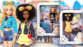 Disney ily 4EVER Dolls Inspired by Princesses Belle and Jasmine Review [upl. by Tirma]