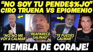 COLAPSA EN VIVO CIRO CASI LLORA ¡EXPLOTA EN TV QUISO CORRER A EPIGMENIO SALINAS LLORA POR PENSION [upl. by Mercado]