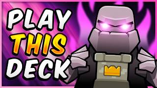 TOP PRO JUST REVEALED the NEW BEST GOLEM DECK — Clash Royale [upl. by Zackariah]