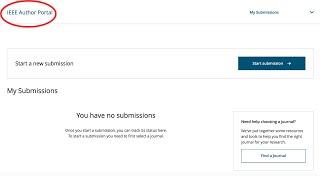 Submitting Your Manuscript with IEEE Author Portal English Captions [upl. by Hooper]