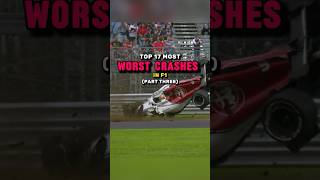 Top 17 Most WORST CRASHES in F1  Part 3 [upl. by Esinad]