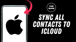 How to Sync all Contacts to iCloud from iPhone [upl. by Rosalia335]