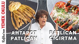 Patlıcanın Başrolde Olduğu İki Harika Yaz Tarifi Çığırtmanın Refikaca Hali ve Ahtapot Patlıcan 🍆 [upl. by Gundry]