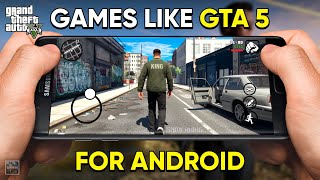 Top 10 Best OPEN WORLD Games Like GTA 5 for Android  10 Best Open World Games [upl. by Ettolrahc]