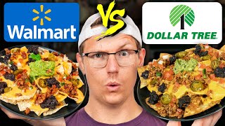 Dollar Tree vs Walmart Cooking Challenge [upl. by Maurita]