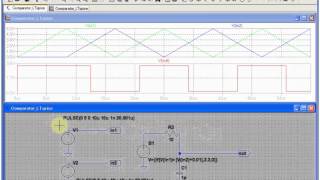 2 input comparator Simulation using LTspice [upl. by Bianka]