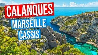 CALANQUES of MARSEILLE and CASSIS FRANCE Boat tour of 9 creeks in 4K [upl. by Hescock]