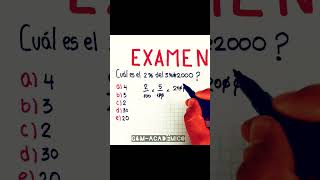 Examen youtubeshorts matematica youtube matemática matematicas [upl. by Doris]