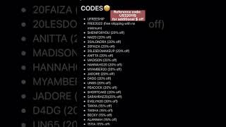 SHEIN Discount Codes  Reference Code [upl. by Lefty473]