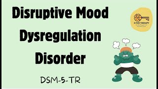 DMDDDisruptive Mood Dysregulation Disorder DSM5TR [upl. by Kerr]