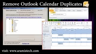 Remove Outlook Calendar Duplicates [upl. by Manard941]