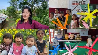 World Sunday School Day Vlog Spending Time With Beautiful Kits Village Life In Nagaland [upl. by Julissa]