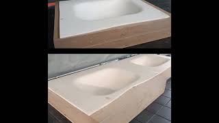 Corian Silicone Membrane Vacuum Forming machine [upl. by Grati37]