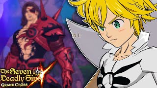 THIS TOXIC DEMON KING MELIODAS TEAM COMP MAKES YOU WIN GOING 2ND  Seven Deadly Sins Grand Cross [upl. by Aiclid]