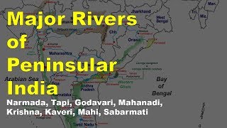 Peninsular Rivers of India  Geography UPSC IAS NDA CDS SSC CGL [upl. by Divadnhoj]