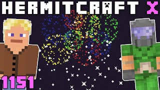 Hermitcraft X 1151 Crafting Automation amp Colorful Explosives [upl. by Atteugram]