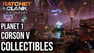 All Collectbiles  Planet 1  Corson V  Ratchet amp Clank Rift Apart [upl. by Kotick]