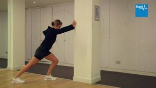 How to do a calf gastrocnemius stretch  Bupa Health [upl. by Soule]