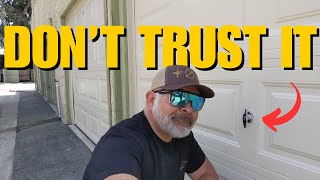 The TRUTH About THandle Locks for Garage Doors [upl. by Barnaby]