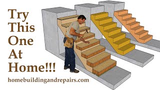 How To Lower Riser Height On Existing Stairway By Adding Another Tread And Materials To Other Steps [upl. by Darelle]