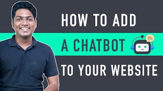 How to Add A Chatbot to Your Website [upl. by O'Shee]